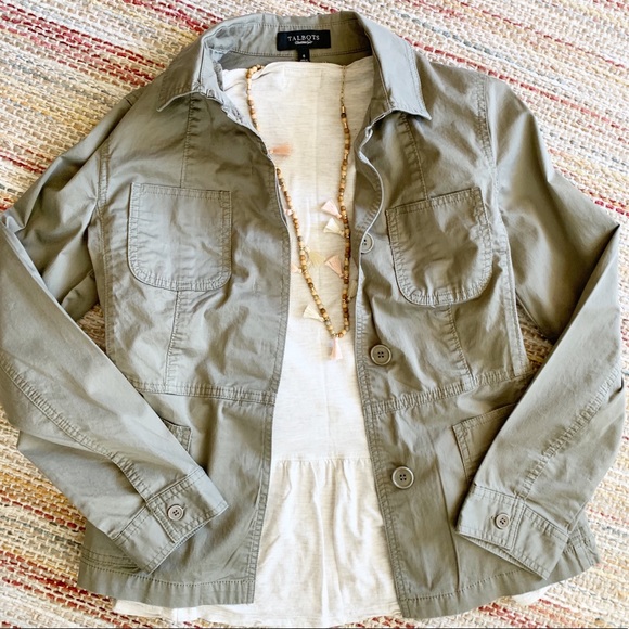 Talbots Jackets & Blazers - Talbots | Green Utility Jacket